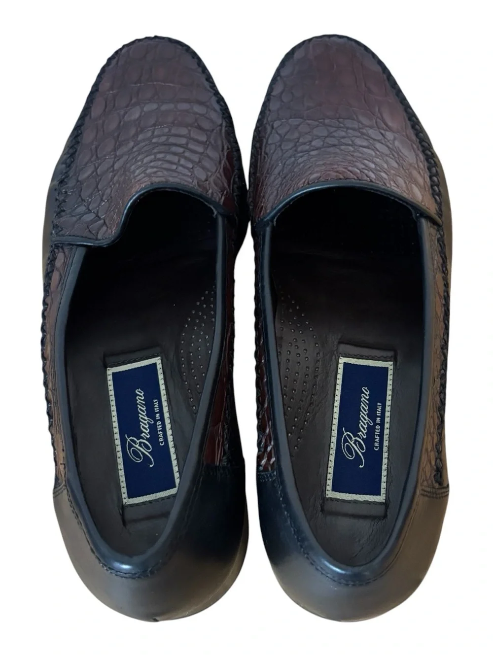 Cole Haan Bragano Genuine Crocodile Crafted Italy Loafers Shoes Men’s Size 9.5 M